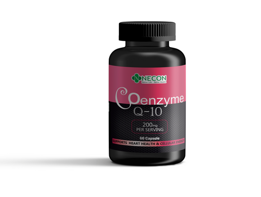 Necon Coenzyme Q10, 200mg CoQ10 Supplement - Highest Strength CoQ10 In Single Capsule